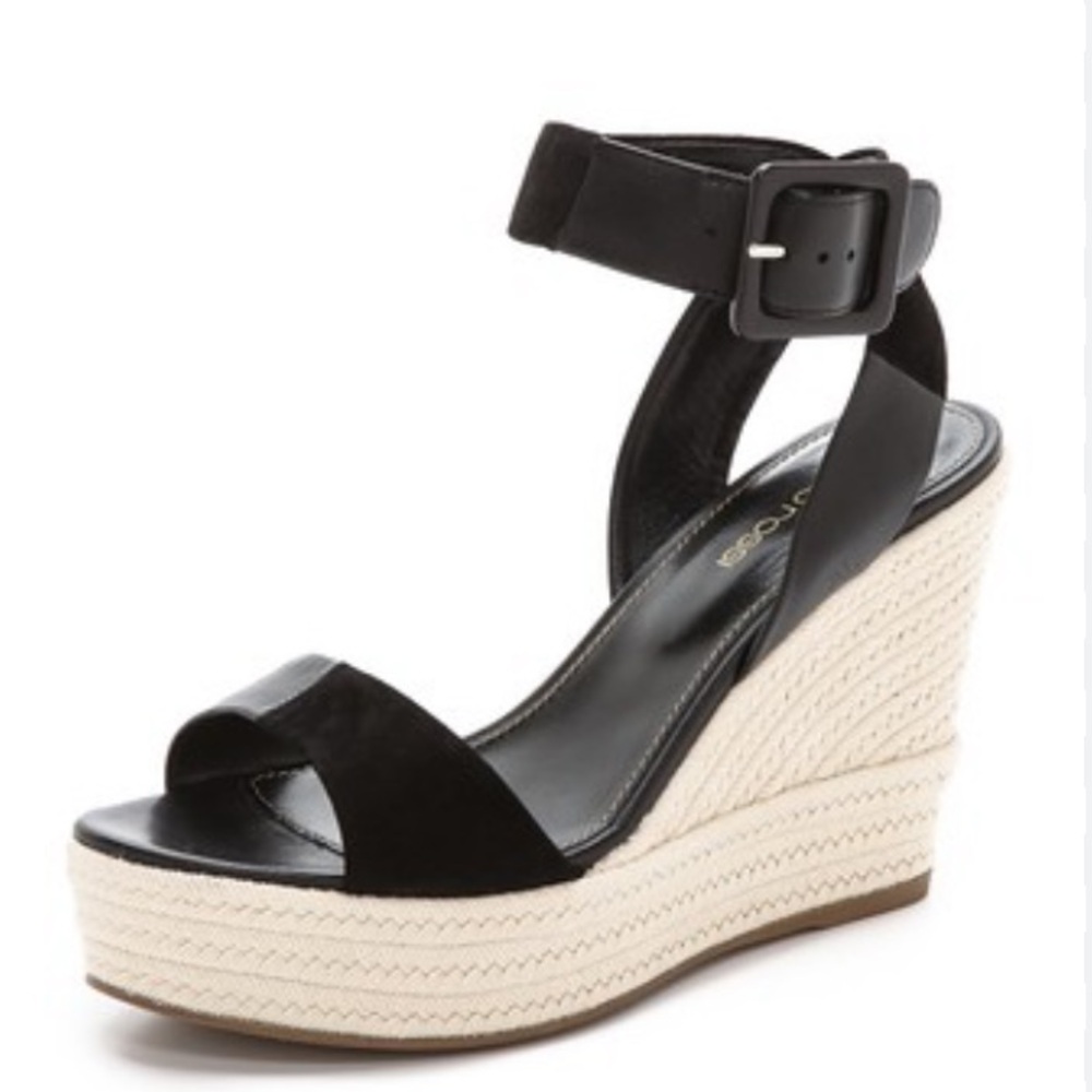 Sergio Rossi black wedges